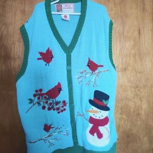 Ugly sweater vest!
